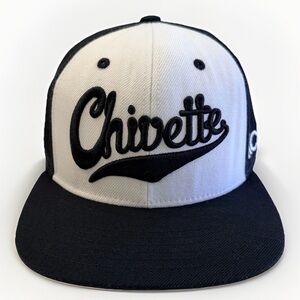 The Chive Chivette Hat Cap Snapback Trucker White Black Spell Out Script KCCO